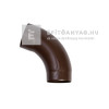 Tondach 100 acél lefolyó könyök 72° barna Tondach 100 acél lefolyó könyök 72° barna
