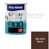 Poli-Farbe Cellkolor Zománcfesték fára és fémre RAL 8016 barna 0,4 l Poli-Farbe Cellkolor Zománcfesték fára és fémre RAL 8016 barna 0,4 l