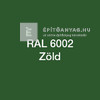 Poli-Farbe Cellkolor Zománcfesték fára és fémre RAL 6002 zöld 0,8 l