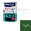 Poli-Farbe Cellkolor Zománcfesték fára és fémre RAL 6002 zöld 0,8 l Poli-Farbe Cellkolor Zománcfesték fára és fémre RAL 6002 zöld 0,8 l