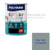 Poli-Farbe Cellkolor Zománcfesték fára és fémre RAL 7001 acélszürke 0,8 l Poli-Farbe Cellkolor Zománcfesték fára és fémre RAL 7001 acélszürke 0,8 l