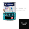 Poli-Farbe Cellkolor Zománcfesték fára és fémre RAL 9005 fekete 0,8 l Poli-Farbe Cellkolor Zománcfesték fára és fémre RAL 9005 fekete 0,8 l