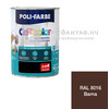 Poli-Farbe Cellkolor Zománcfesték fára és fémre RAL 8016 barna 5 l Poli-Farbe Cellkolor Zománcfesték fára és fémre RAL 8016 barna 5 l