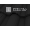 Terrán Standard szellőzőcserép Elegant fekete Terrán Standard szellőzőcserép Elegant fekete