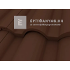 Terrán Renova Plus szellőzőcserép ColorSystem barna Terrán Renova Plus szellőzőcserép ColorSystem barna