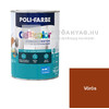 Poli-Farbe Cellkolor Zománcfesték selyemfényű vörös 5 l Poli-Farbe Cellkolor Zománcfesték selyemfényű vörös 5 l
