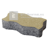 Abeton Balaton térkő normálkő zökkenőmentes homok 12x24 cm 8 cm (10,29 m2/rkl)