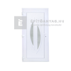 Delta Rajna műanyag bejárati ajtó 100x210 cm, balos, fehér, üvegezett