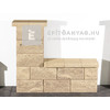 Leier Architektúra Kerítéskő félkő beige-barna 20x20x20 cm (80 db/rkl) Leier Architektúra Kerítéskő félkő beige-barna 20x20x20 cm (80 db/rkl)