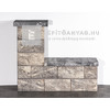 Leier Architektúra Kerítéskő félkő kagylóhéj 20x20x20 cm Leier Architektúra Kerítéskő félkő kagylóhéj 20x20x20 cm