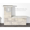 Leier Architektúra Kerítéskő sarokelem jégszürke 40x20x20 cm Leier Architektúra Kerítéskő sarokelem jégszürke 40x20x20 cm