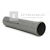Valplast PVC tokos cső gumigyűrűvel 110 mm, 0,5 m Valplast PVC tokos cső gumigyűrűvel 110 mm, 0,5 m