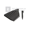 Leszúró tüske szett, fekete 19,5x1,9x1,8 cm