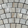 Semmelrock Arte Pest-Buda Kombi térkő íves kő platinabronz 10 cm Semmelrock Arte Pest-Buda Kombi térkő íves kő platinabronz 10 cm