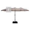 J-Home Rayne kétszárnyú napernyő, 270x460 cm, taupe J-Home Rayne kétszárnyú napernyő, 270x460 cm, taupe