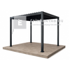 Sunrite Oliver pergola, átalakító konzollal 3x3 m, fekete