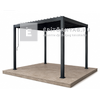 Sunrite Oliver pergola, átalakító konzollal 3x4 m, fekete