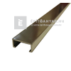Viarprofil dekor profil, polír króm, 270 cm x 15 mm Viarprofil dekor profil, polír króm, 270 cm x 15 mm