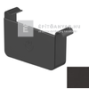 Galeco STAL2 szögletes 150 grafit végzáró, balos Galeco STAL2 szögletes 150 grafit végzáró, balos