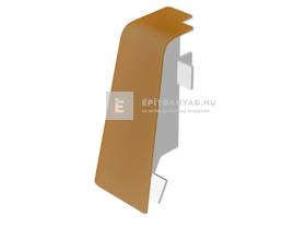 Laminált szegőléc sarokelem külső MDF 58; AC14 színkódú Laminált szegőléc sarokelem külső MDF 58; AC14 színkódú