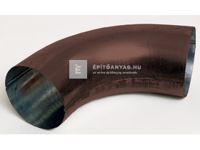 Colorferr 33 alumínium könyök 72°,alul-felül korcolt, rézbarna Colorferr 33 alumínium könyök 72°,alul-felül korcolt, rézbarna