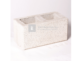 Leier Modern kerítéskő normálkő finomszórt, törtfehér 20x40x20 cm Leier Modern kerítéskő normálkő finomszórt, törtfehér 20x40x20 cm