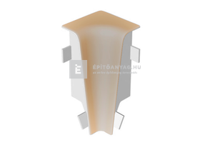 Laminált szegőléc sarokelem belső MDF 58; AC49 színkódú Laminált szegőléc sarokelem belső MDF 58; AC49 színkódú