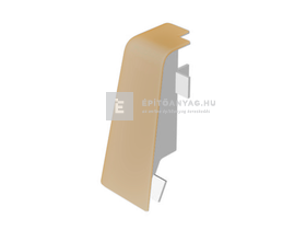 Laminált szegőléc sarokelem külső MDF 58; AC49 színkódú Laminált szegőléc sarokelem külső MDF 58; AC49 színkódú