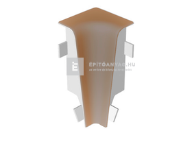 Laminált szegőléc sarokelem belső MDF 58; AC07 színkódú Laminált szegőléc sarokelem belső MDF 58; AC07 színkódú