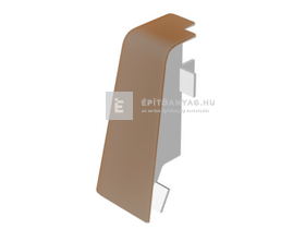 Laminált szegőléc sarokelem külső MDF 58; AC07 színkódú Laminált szegőléc sarokelem külső MDF 58; AC07 színkódú