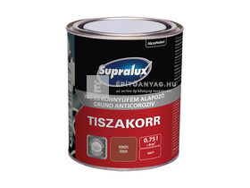 Supralux Tiszakorr vas és könnyűfém alapozó vörös 0,75 l Supralux Tiszakorr vas és könnyűfém alapozó vörös 0,75 l