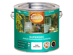 Sadolin Superdec fafesték fehér 2,5 l
