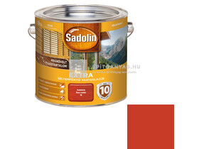 Sadolin Extra kültéri, selyemfényű vastaglazúr 2,5 l svédvörös