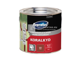 Supralux Koralkyd korróziógátló alapozó vörös 2,5 l Supralux Koralkyd korróziógátló alapozó vörös 2,5 l
