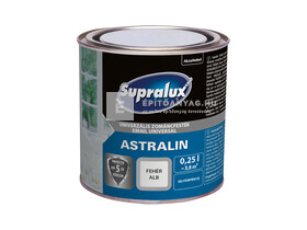 Supralux Astralin univerzális selyemfényű zománcfesték fehér 0,25 l