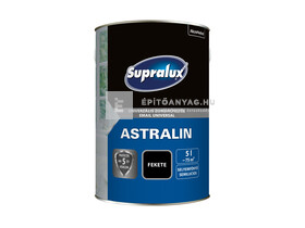 Supralux Astralin univerzális selyemfényű zománcfesték fekete 5 l