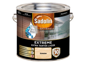 Sadolin Extreme kültéri, vizes, selyemfényű vastaglazúr színtelen 2,5 l