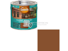 Sadolin Classic Aqua selyemfényű vékonylazúr sötéttölgy 2,5 l Sadolin Classic Aqua selyemfényű vékonylazúr sötéttölgy 2,5 l