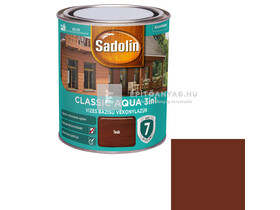 Sadolin Classic Aqua selyemfényű vékonylazúr teak 0,75 l Sadolin Classic Aqua selyemfényű vékonylazúr teak 0,75 l