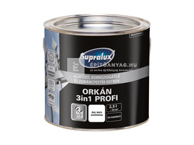 Supralux Orkán 3in1 Profi selyemfényű zománcfesték RAL9003 fehér 2,5 l Supralux Orkán 3in1 Profi selyemfényű zománcfesték RAL9003 fehér 2,5 l