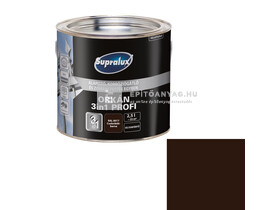 Supralux Orkán 3in1 Profi selyemfényű zománcfesték RAL8017 csokoládébarna 2,5 l Supralux Orkán 3in1 Profi selyemfényű zománcfesték RAL8017 csokoládébarna 2,5 l