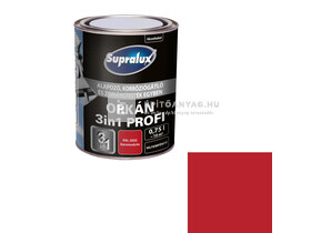 Supralux Orkán 3in1 Profi selyemfényű zománcfesték RAL3002 vörös 0,75 l Supralux Orkán 3in1 Profi selyemfényű zománcfesték RAL3002 vörös 0,75 l