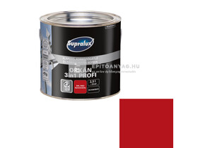 Supralux Orkán 3in1 Profi selyemfényű zománcfesték RAL3002 vörös 2,5 l Supralux Orkán 3in1 Profi selyemfényű zománcfesték RAL3002 vörös 2,5 l