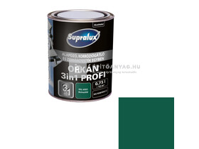 Supralux Orkán 3in1 Profi selyemfényű zománcfesték RAL6005 mohazöld 0,75 l Supralux Orkán 3in1 Profi selyemfényű zománcfesték RAL6005 mohazöld 0,75 l