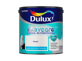 Dulux EasyCare konyha és fürdőszobafesték matt fehér 2,5 l