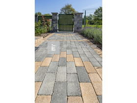 Leier Patio Térkő és falazóelem agyagbarna melírozott 25x12,4 cm 5 cm