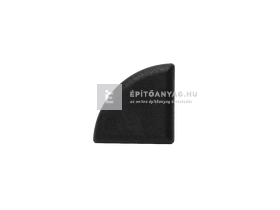 Márkamix Bergdeck WPC sarokprofil végzáró natúr felület, fekete,25 mm magas,25 mm széles Márkamix Bergdeck WPC sarokprofil végzáró natúr felület, fekete,25 mm magas,25 mm széles