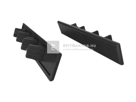 Márkamix Bergdeck WPC deszka végzáró natúr felület, fekete,125 mm hosszú,25 mm magas Márkamix Bergdeck WPC deszka végzáró natúr felület, fekete,125 mm hosszú,25 mm magas