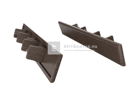 Márkamix Bergdeck WPC deszka végzáró natúr felülettel, színe : dió, 125 mm hosszú, 25 mm magas Márkamix Bergdeck WPC deszka végzáró natúr felülettel, színe : dió, 125 mm hosszú, 25 mm magas