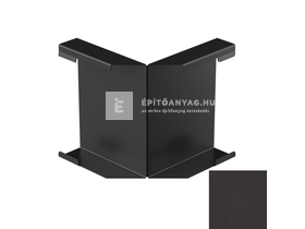 Galeco STAL2 150 grafit, külső sarokidom nútos takarólemezhez, szögletes Galeco STAL2 150 grafit, külső sarokidom nútos takarólemezhez, szögletes